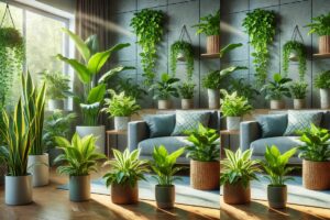Uma seleção de plantas resistentes e de fácil manutenção, ideais para criar um ambiente verde e acolhedor em qualquer espaço, desde suculentas a lírios-da-paz, perfeitas para quem busca praticidade e beleza.